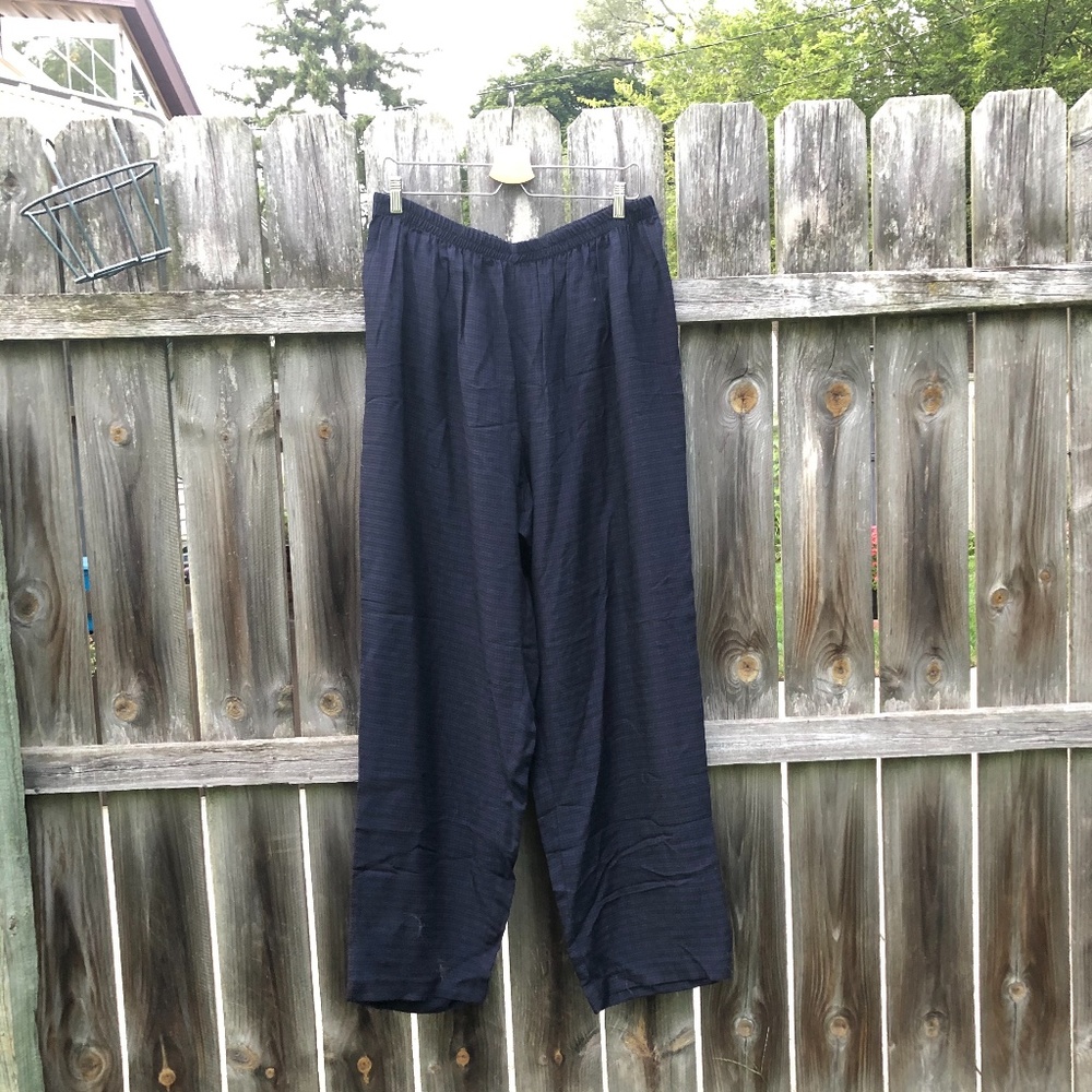 vintage talbots pull on elastic pants high rise